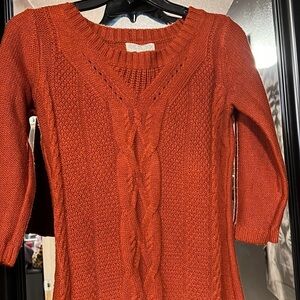 🔥3 for $25🔥 (EUC) BURNT ORANGE SWEATER SZ PM